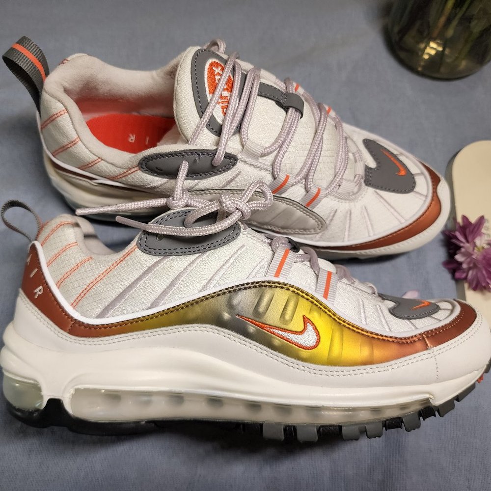 MENS NIKE AIR MAX 98 SE CD0132 002 VAST GREY/SUMMIT WHITE SHOES